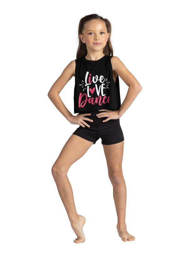 LIVE LOVE DANCE CROP TO