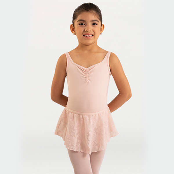 Solid MicroTech Camisole Leotard - Niña