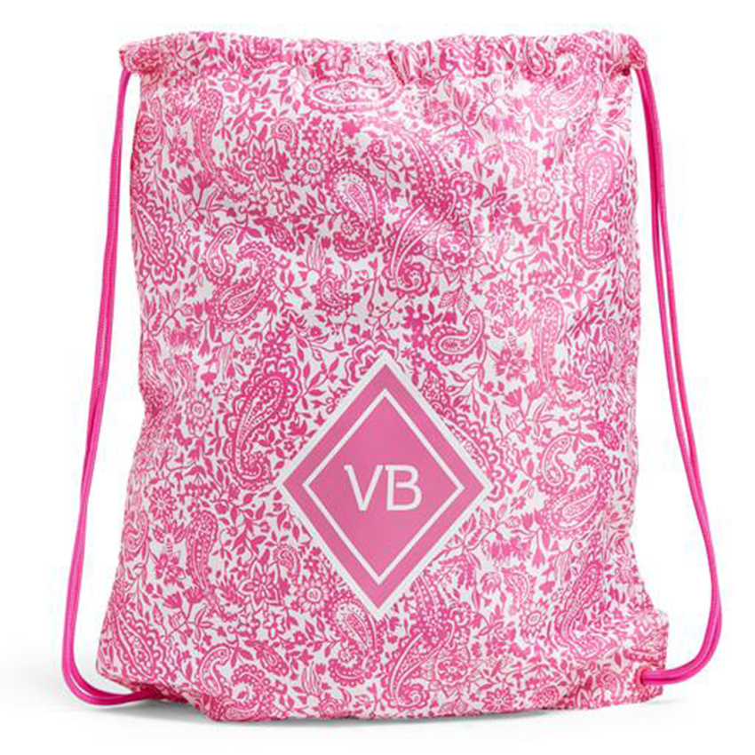 Drawstring Backsack Eden Paisley Pink