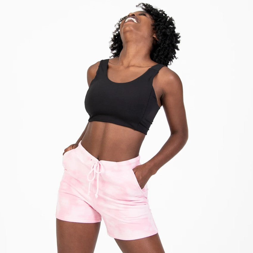 RECYCLED POLY TWIST BACK SPORTS BRA