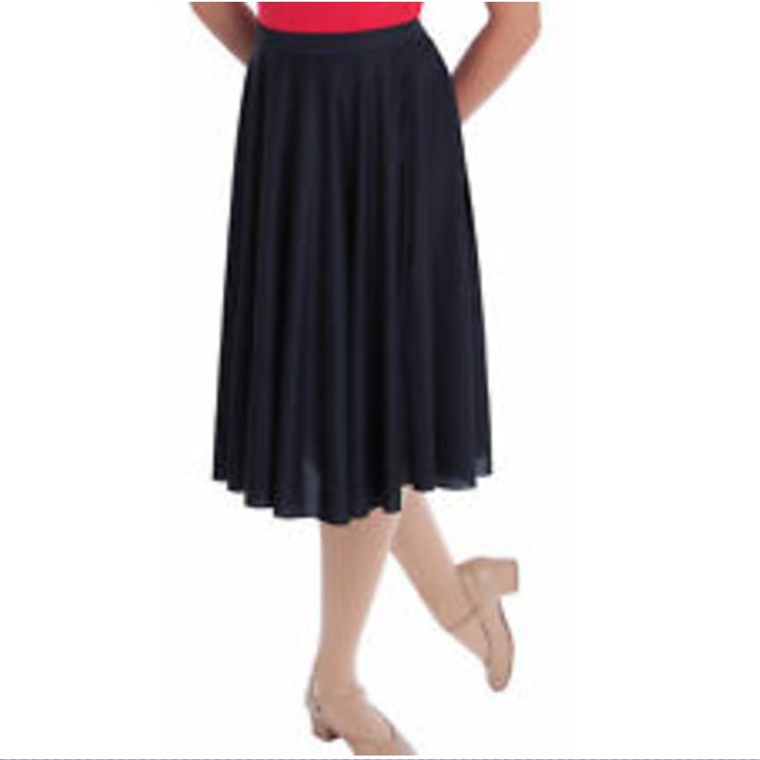 Character Dance Below-The-Knee Circle Skirt